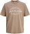 Jack & Jones Dover T-shirt Short Sleeve Brown - T-krekli - T-krekli - 2XL-14XL