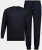 JP1880 Pyjamas Two-piece Long Sleeve and Long Trousers Navy - Apakšveļa un peldšorti - Apakšveļa - 2XL-8XL