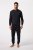 JP1880 Pyjamas Two-piece Long Sleeve and Long Trousers Navy - Apakšveļa un peldšorti - Apakšveļa - 2XL-8XL