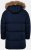 JP1880 Quilted Parka Lightweight and Warm with Faux Fur Hood Navy - Jakas & Lietus apģērbs - Jakas - 2XL-12XL
