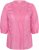 Kaffe Curve Karlia 3/4 Sleeve Blouse Pink - Blūzes & tunikas - 