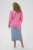 Kaffe Curve Karlia 3/4 Sleeve Blouse Pink - Blūzes & tunikas - 