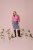Kaffe Curve Karlia 3/4 Sleeve Blouse Pink - Blūzes & tunikas - 