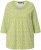 Ulla Popken Flower Print 3/4 Sleeve A-Line Tee Lime - Apdrukāti T-krekli sievietēm - 