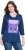 Ulla Popken Fashion Graphic T-Shirt Dark Blue - Apdrukāti T-krekli sievietēm - 