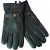 JP1880 Gloves Leather Warm Lining Black - Aksesuāri - 