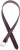 Ulla Popken Snake Embossed Belt Burgundy - Sieviešu jostas - 