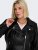 Only Carmakoma Emmy Biker Jacket Black - Ādas jakas - 