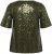 Kaffe Curve Mirana Sequin Blouse Ivy Green - Blūzes - 