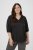 Kaffe Curve Ada Blouse Black - Blūzes - 