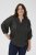 Kaffe Curve Luisa Blouse Black Deep - Blūzes - 