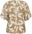 Kaffe Curve Marla Blouse Oak Chalk Leaf - Blūzes - 