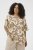 Kaffe Curve Marla Blouse Oak Chalk Leaf - Blūzes - 