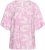 Kaffe Curve Marla Blouse Pink Frosting Chalk Leaf - Blūzes - 