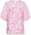 Kaffe Curve Marla Blouse Pink Frosting Chalk Leaf - Blūzes - 