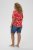 Kaffe Curve Ami Short Sleeve Blouse Printed Poppy Red - Blūzes & tunikas - 