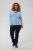 Kaffe Curve Jilanda V-Neck Pullover Blue - Džemperi & adījumi - 