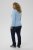 Kaffe Curve Jilanda V-Neck Pullover Blue - Džemperi & adījumi - 