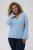 Kaffe Curve Jilanda V-Neck Pullover Blue - Džemperi & adījumi - 