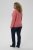 Kaffe Curve Jilanda V-Neck Pullover Red - Džemperi & adījumi - 