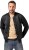 JP1880 College Jacket Scuba Fabric with Zipper Black - Jakas & Lietus apģērbs - Jakas - 2XL-12XL
