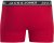 Jack & Jones Hector Solid Trunks 3-Pack Navy/Red/Grey - Bokseršorti - Vīriešu lielie bokseru šorti