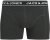 Jack & Jones Hector Solid Trunks 3-Pack Navy/Red/Grey - Bokseršorti - Vīriešu lielie bokseru šorti