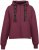 Nora Mikken GERTRUD Cropped Hoodie Burgundy - Džemperi un džemperi ar kapuci - 
