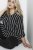 Kaffe Curve Milana Shirt Kleita Melns / Chalk svītra - Kleitas - 
