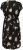 Kaffe Curve Jenna Kleita Melns/Brown Flower apdruka - Kleitas - 
