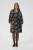 Kaffe Curve Kimmie Dress Black Chalk Embroidery - Midi kleitas - 