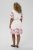 Kaffe Curve Rosa Mini Dress White Rose Border Flower - Mini kleitas - 