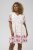 Kaffe Curve Rosa Mini Dress White Rose Border Flower - Mini kleitas - 