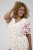 Kaffe Curve Rosa Mini Dress White Rose Border Flower - Mini kleitas - 