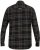 D555 Destin Checked Long Sleeve Shirt Black/Tan Check - Krekli ar garām piedurknēm - 