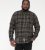 D555 Destin Checked Long Sleeve Shirt Black/Tan Check - Krekli ar garām piedurknēm - 