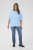 Kaffe Curve Minia Pullover Powder Blue Melange - Adīti džemperi - 