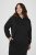 Kaffe Curve Annita Sweatshirt Black - Džemperi ar kapuci - 