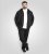Duke Kenilworth Pin Tuck Sleeves Zip Through Hoodie Dark Navy TALL - TALL džemperi - 
