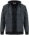 Duke Fareham Bonded Sherpa Lining Knitted Hoodie Grey - Džemperi un džemperi ar kapuci - Džemperi - 2XL-14XL