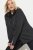 Ulla Popken Sweater Knit Fleece Hoodie Black - Džemperi un džemperi ar kapuci - Mīksti džemperi un jakas