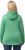 Ulla Popken Melange Knit Fleece Lined Hoodie Spring Green - Džemperi un džemperi ar kapuci - 