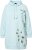 Ulla Popken Oversized Grass Graphic Hoodie Glacier Green - Džemperi un džemperi ar kapuci - 