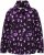 Ulla Popken Floral Print Drawstring Collar Hoodie Black - Džemperi un džemperi ar kapuci - 