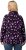 Ulla Popken Floral Print Drawstring Collar Hoodie Black - Džemperi un džemperi ar kapuci - 