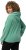 Ulla Popken Drawstring Hem Two-Tone Knit Hoodie Emerald Green - Džemperi un džemperi ar kapuci - 