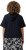 Ulla Popken Short Sleeve Zip-Up Hoodie Navy - Džemperi un džemperi ar kapuci - 