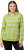 Ulla Popken Mixed Stripe Long Sleeve Hoodie Apple Green - Džemperi un džemperi ar kapuci - 