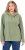 Ulla Popken Teddy Plush Long Sleeve Hoodie Sage Green - Džemperi un džemperi ar kapuci - 
