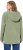 Ulla Popken Teddy Plush Long Sleeve Hoodie Sage Green - Džemperi un džemperi ar kapuci - 